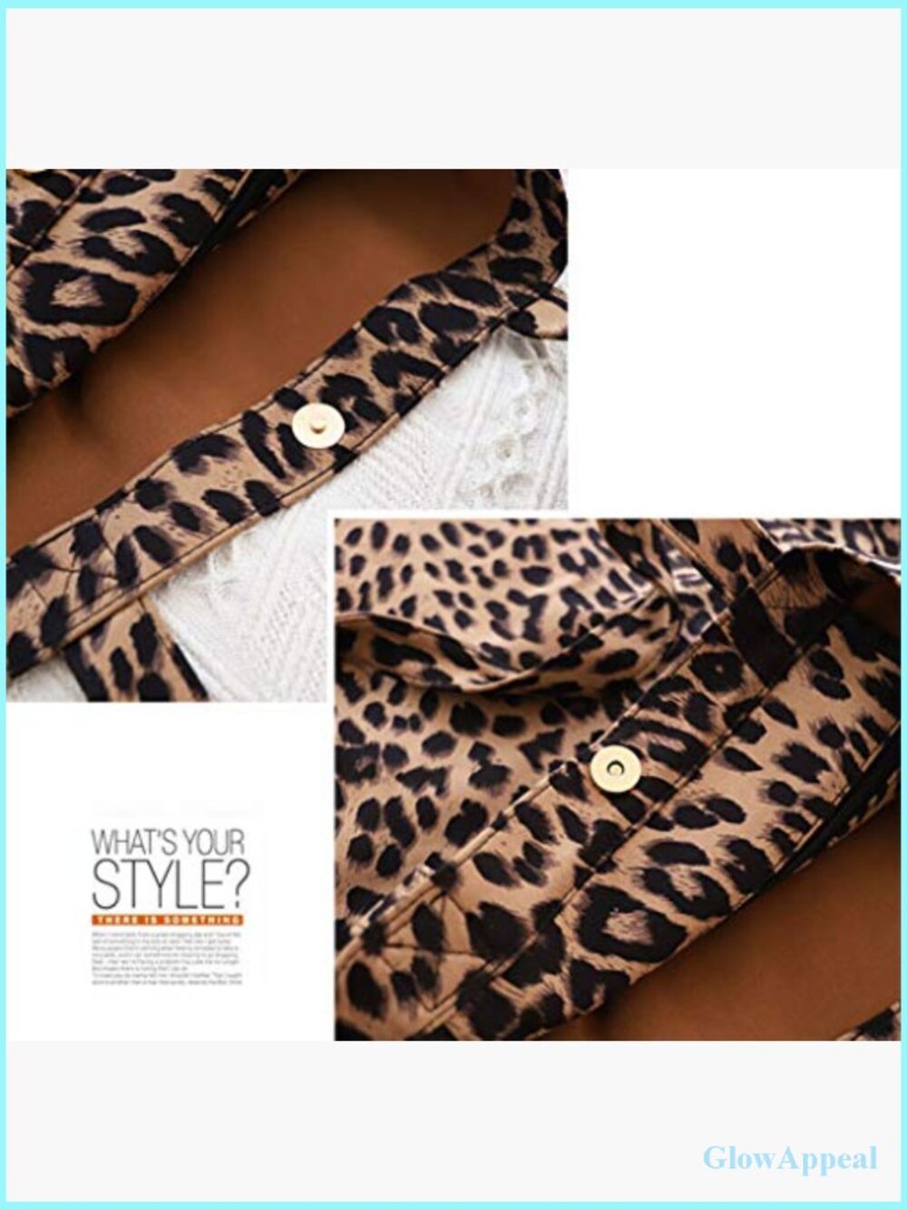Soft & Lightweight Leopard Tote Purse Handbag Travel Satchel - Picture 5 of 7